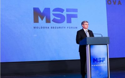 Igor Grosu la „Moldova Security Forum”: „Republica Moldova este determinată să-și consolideze rolul ca partener credibil”