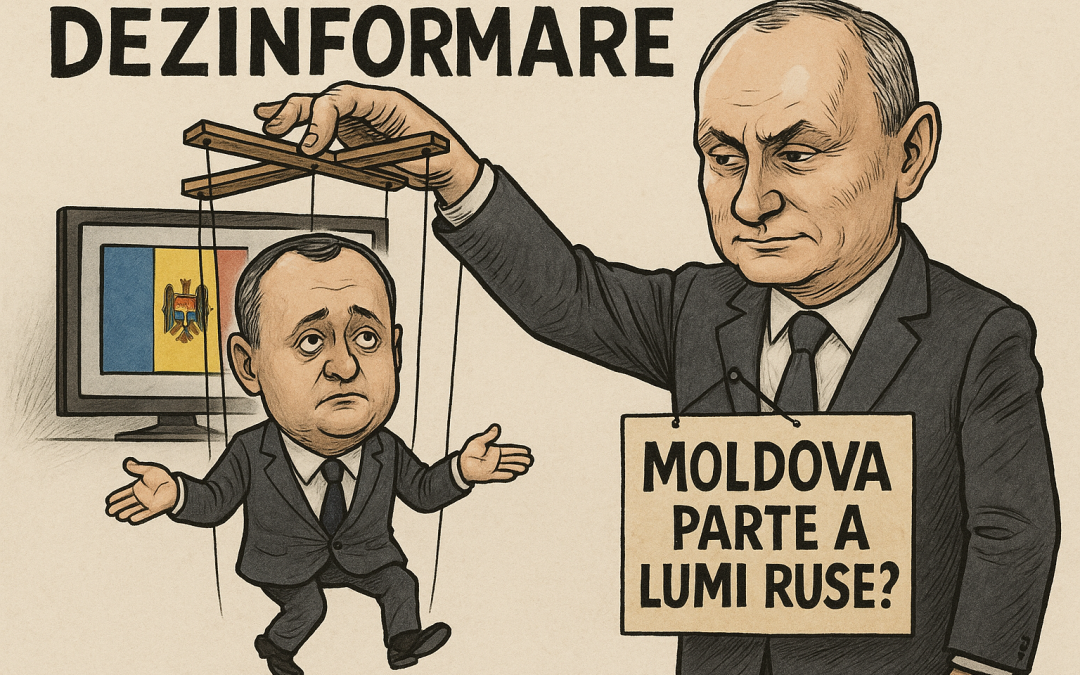 Republica Moldova – câmp tactic în războiul hibrid purtat de Rusia împotriva Europei.              Dezinformarea nu este o opinie. Este o armă.